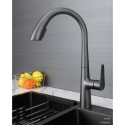 Kitchen Tap Cold And Hot Pull-out Universal Telescopic Hidden Tap