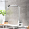 Kitchen Taps For Kitchen convenience cold and hot Brushed Nickel Kitchen Tap Deck Mounted Mixer Sink Tap Stainless Steel