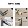 New Modern Bathroom Sink Tap Single Handle Deck Mounted Wash Basin Water Tap Brass Core Hot And Cold Mixer Tap