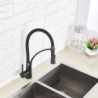 Kitchen Tap Swivel Pull Down Black Hose Kitchen Sink Tap Sink Tap Mounted Deck Bathroom Hot And Cold Water Mixer Crane