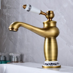 Retro Vintage Single Lever Tap Sink Mixer Tap Kitchen Bathroom Tap