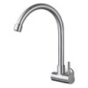 Kitchen sink Tap installation on the wall 304 stainless steel 360 ° rotatable bathroom wash basin cold water Tap