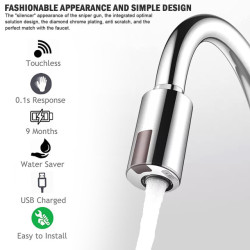 Water-Saving Motion Sensor Tap For Kitchen Sink Intelligent Touchless Tap Adapter For Bathroom Non-Contact Taps No D7I1