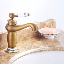 Retro Vintage Single Lever Tap Sink Mixer Tap Kitchen Bathroom Tap