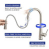 Stainless Steel Touch Control Kitchen Taps Smart Sensor Kitchen Mixer Touch Tap Kitchen Pull Out Sink Tap Tap