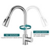 Pull Out Kitchen Taps Sink Tap Brass Mixer Tap 360 Degree Water Mixer Tap kitchen water Tap home improvement