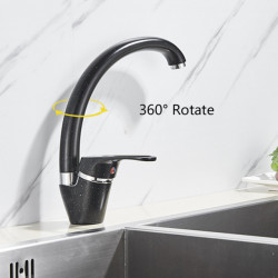 Senlesen Kitchen Sink Tap Brass 4 Colors Single Handle Hot Cold Water Mixer Tap Sprayer Nozzle Mounted Para Kitchen Taps