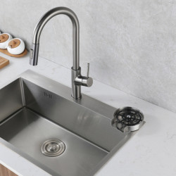 Kitchen Cup Washer Stainless Steel High-pressure Water Spray Sink Vegetable Washing Basin Cleaning Press Type Tap