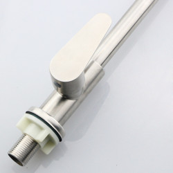 304 Stainless Steel Ball Bearing Tap 4 Points Single Cold Kitchen Tap Vegetable Washing Basin Sink Tap Household