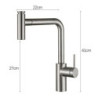 Smart Touch Kitchen Tap Black Sensor Kitchen Taps Pull Out Kitchen Tap Cold Hot Water Mixer Taps Single Hole Sink Tap