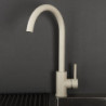 Beige Kitchen Sink Tap Mixer 360 Degree Rotation Water tap Hot & Cold Water Mixer Stainless Steel Deck Mounted