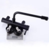 New Arrival Brass Wall Mounted Black Kitchen Mixers Dual Hole Single Handle Kitchen Taps B3302