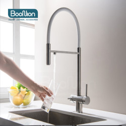 Boonion SUS304 Stainless steel kitchen Tap Hot and cold Tap Clean water Direct drinking Tap Pull Food kitchen Tap