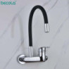 360 Rotation Tap Chrome Cold and Hot Water Power Swivel Kitchen Sink Mixer Tap Single Handle BR-9108