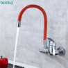 360 Rotation Tap Chrome Cold and Hot Water Power Swivel Kitchen Sink Mixer Tap Single Handle BR-9108