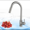 Smart Touch Kitchen Taps Brushed Nickel Kitchen Tap Flexible Pull Out Nozzle Rotate Touch Tap Sensor Hot Cold Mixer Tap