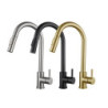 Smart Touch Kitchen Taps Brushed Nickel Kitchen Tap Flexible Pull Out Nozzle Rotate Touch Tap Sensor Hot Cold Mixer Tap