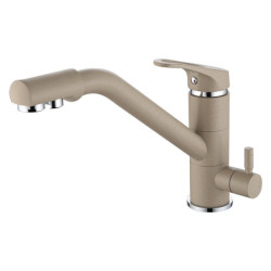 Brass Kitchen Tap 3 in 1 Kitchen Tap Filter Water Tap Mixer Tap for Drinking Kitchen Sink Cooking Cleaning