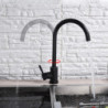 Black/Brushed Nickle Kitchen Tap Hot And Cold Water Mixer Tap For Kitchen Mixer Crane Water Tap Water tap