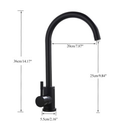 Black/Brushed Nickle Kitchen Tap Hot And Cold Water Mixer Tap For Kitchen Mixer Crane Water Tap Water tap