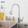 Kitchen Tap Stainless Steel Kitchen Sink Tap Stream Sprayer Nozzle 360 degrees Kitchen Sink Mixer Hot Cold Water Taps