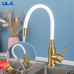 Stainless Steel Kitchen Tap Kitchen Sink Tap Hot Cold Water Sink Mixer Tap Colorful Hose Tap Kitchen Tap