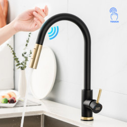 Pull Out Kitchen Taps Smart Touch For Sensor Kitchen Water Tap Sink Mixer 360 Rotate Touch Control Sink Tap Water Mixer Taps