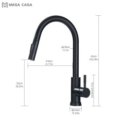 Pull Out Kitchen Taps Smart Touch For Sensor Kitchen Water Tap Sink Mixer 360 Rotate Touch Control Sink Tap Water Mixer Taps