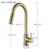 Brushed Gold Touch Sensor Kitchen Taps Sensitive Smart Touch Control Tap Mixer Tap Touch Sensor Smart Kitchen Taps