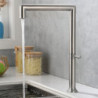 Brushed Stainless Steel Kitchen Sink Tap White/Brushed Gold/Gunmetal/Rose Gold Kitchen Hot And Cold Mixer Rotatable Tap