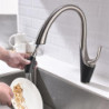 Pull Out Kitchen Sink Tap Deck Mounted Stream Sprayer Nozzle Kitchen Hot Cold Mixer Taps