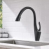 Pull Out Kitchen Sink Tap Deck Mounted Stream Sprayer Nozzle Kitchen Hot Cold Mixer Taps