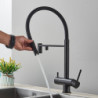 Black Grey Filtered Kitchen Tap Water Filter Kitchen Taps Filter Tap Mixer Water Purification Water Drinking Water Taps