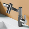 Kitchen Taps Refined Copper Thickening Intelligence Digital Display Pull Tap 360 Rotating Tap Three Water Outlet Modes