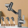 Kitchen Taps Refined Copper Thickening Intelligence Digital Display Pull Tap 360 Rotating Tap Three Water Outlet Modes