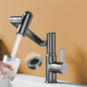 Kitchen Taps Refined Copper Thickening Intelligence Digital Display Pull Tap 360 Rotating Tap Three Water Outlet Modes