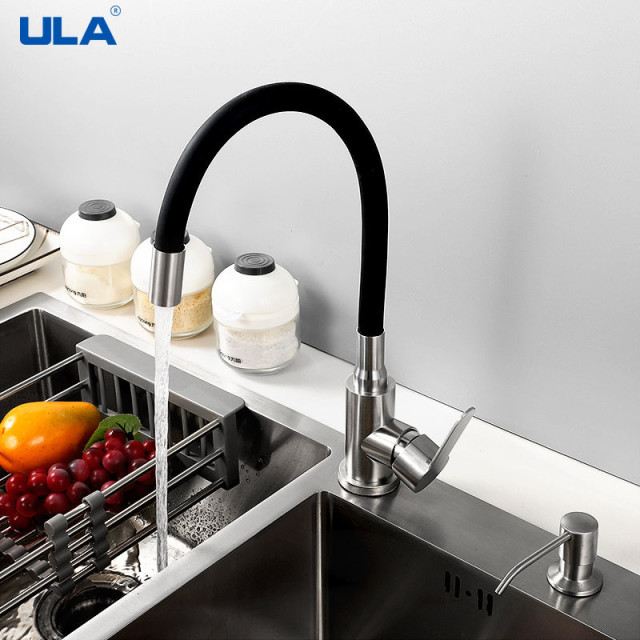 Kitchen Tap Stainless Steel Kitchen Sink Tap Flexible Hose Tap Hot Cold Water Sink Mixer Tap Kitchen Tap