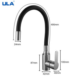 Kitchen Tap Stainless Steel Kitchen Sink Tap Flexible Hose Tap Hot Cold Water Sink Mixer Tap Kitchen Tap